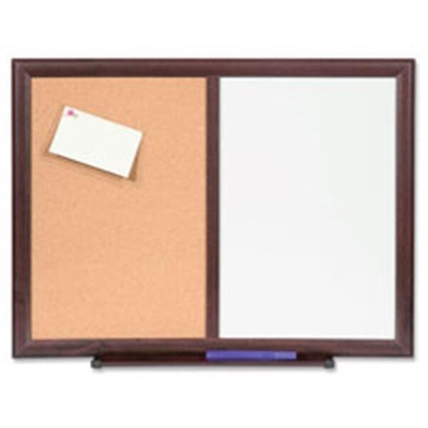 Alfred Music Dry-Erase Bulletin Board Combo; 24 in. x 18 in.; Mahogany SW127769 - main